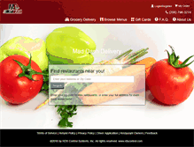 Tablet Screenshot of mddelivery.com